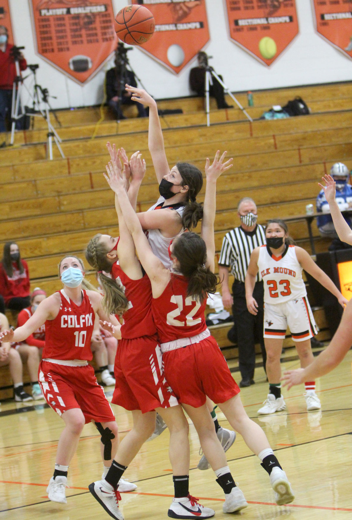Colfax at Elk Mound girls basketball 1-25-21